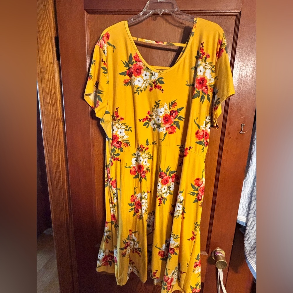 Yellow Flower Dress